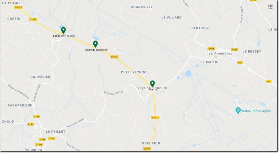 carte des conteneurs à bouchons plastiques (expérimentation maksika en Isère)