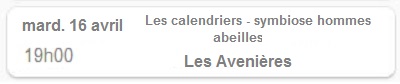 Les calendriers, la symbiose homme abeilles